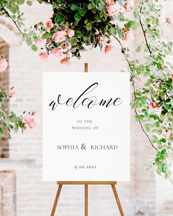 Easel Sign Mockup Welcome Sign Mockup Wedding Easel Mockup Bridal