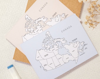 Canada Travel Map Tracker Stickers: Planner Scrapbook Stickers