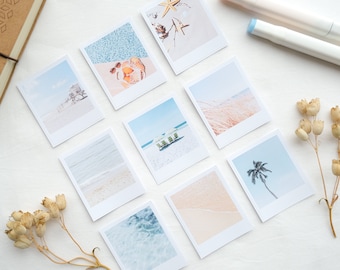 Summertime Polaroid Stickers Summer Vibes Aesthetic Beach Stickers Gift for  Bullet Journal and Planner Lover Stickers for Diary Decoration