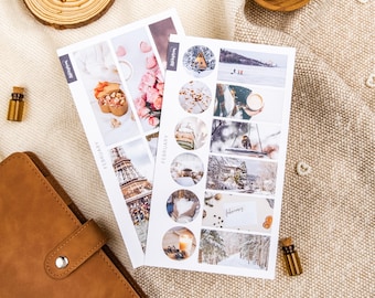 February Stickers: Valentine's Day & Winter Planner Stickers