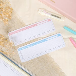 Pegatina de seguimiento mensual del estado de ánimo / Seguimiento diario del estado de ánimo y las emociones para bullet journals y planificadores / Pegatina de registro del estado de ánimo imagen 9