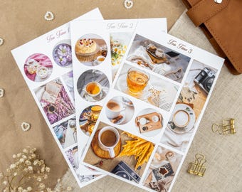 Tea Stickers - Sticker Sheet for Planners & Bullet Journals, Tea Lover Stickers