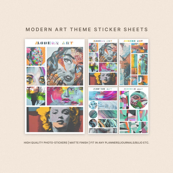 Art Gallery Stickers Etsy