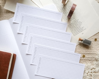 Yearly Tracker Stickers | Year in Pixels Stickers | Habit, Mood, Period, Workout Tracker Stickers for Planners & Journals