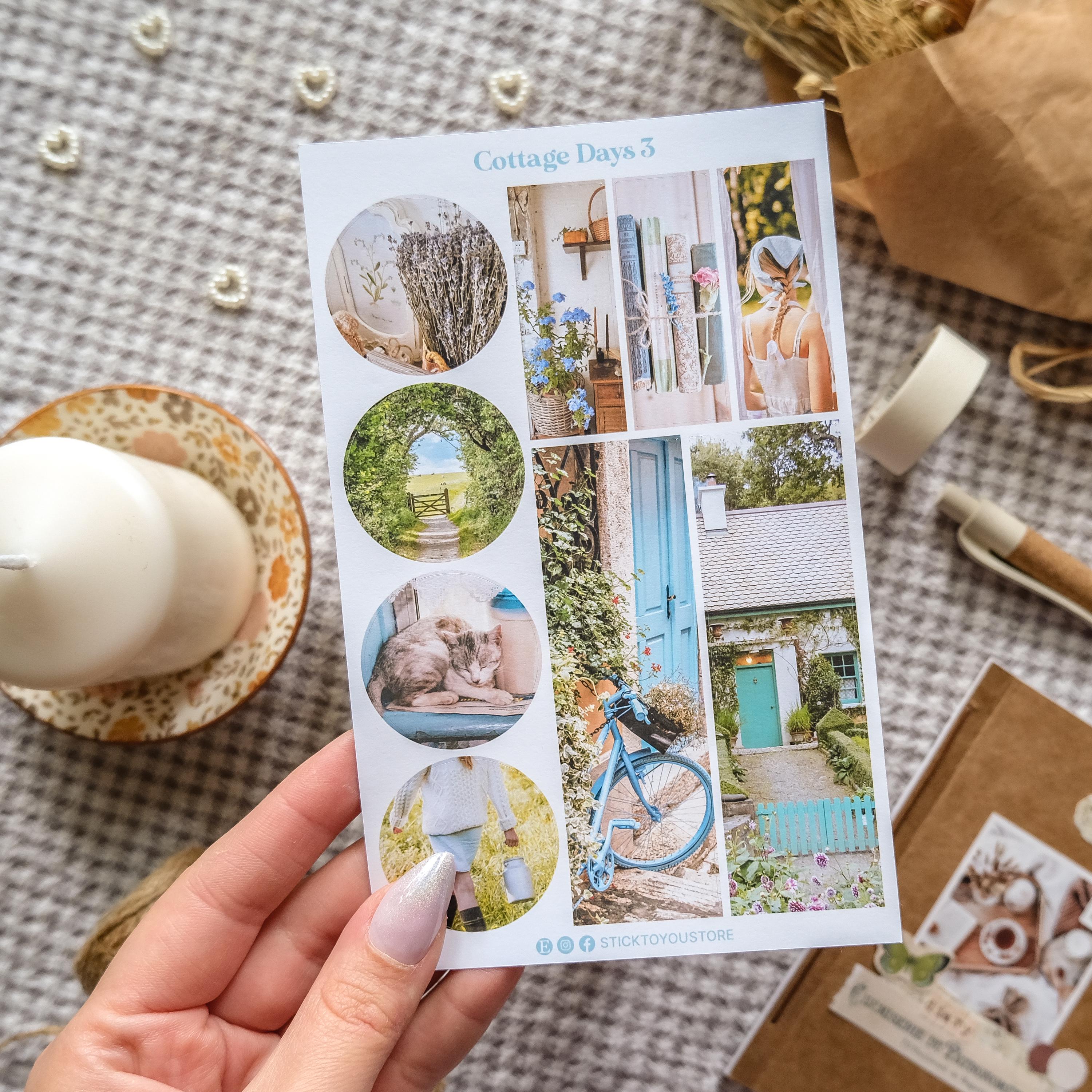 Cottagecore Sticker Sheets for Bullet Journal and Planner | Spring ...