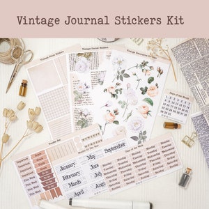 Bullet Journal Kit, Bullet Journal Starter Kit gold Ink Dragonflystamp 