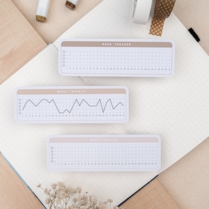 Mood Graph-stickers – perfect voor het bijhouden van je emoties en geestelijke gezondheid – ideaal voor planners, tijdschriften en bulletjournals