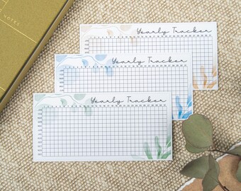 Yearly Tracker Sticker: Mood, Habit & Period Tracker