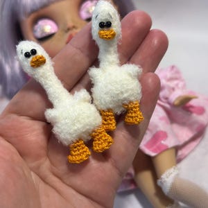 Mini toy for dolls 1/8, 1/6, Amigurumi crocheted miniature, dollhouse Blythe, toy for Blythe, crocheted miniature frog