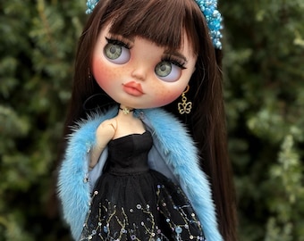 Blythe, Blythe Doll, Customized blythe doll, custom Blythe Doll, custom Ooak Blythe, art doll, fashion doll, handcrafted doll,