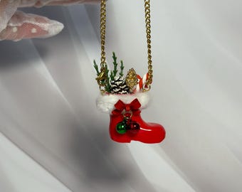 Saco de Natal feito à mão para boneca Blythe: Saco de plástico em miniatura