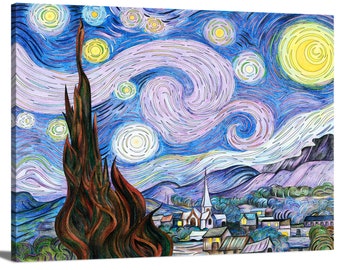 Classical Art Adults Coloring Book: Starry night The scream, birth of  Venus, the wave and more paintings for adults relaxation art large  creativity gr (Paperback)
