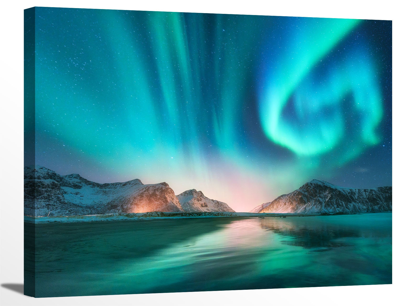 Aurora Borealis in Lofoten Islands Norway Photography Etsy