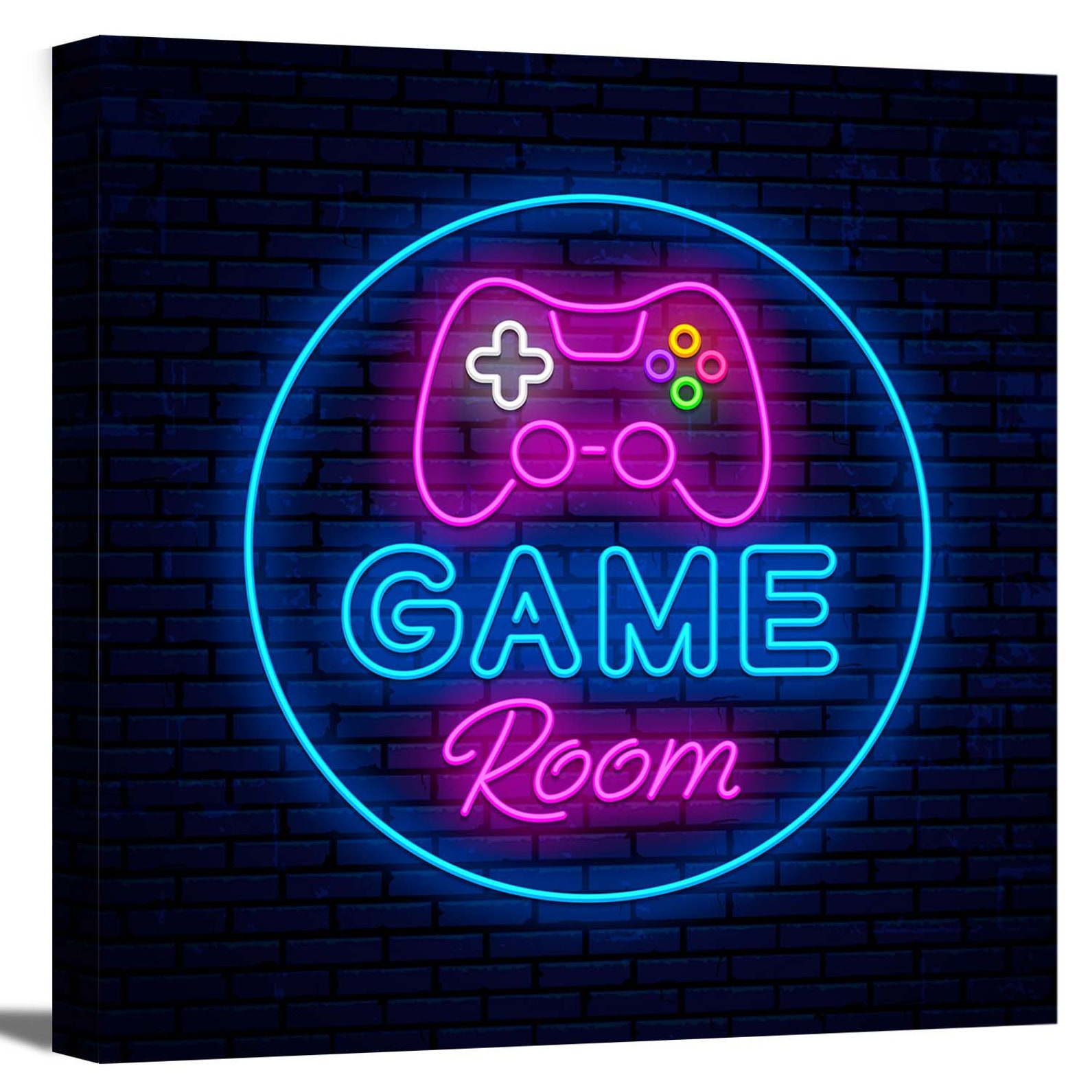 Gamer Game Room Decor Neon Sign Effect Gaming Controller Etsy