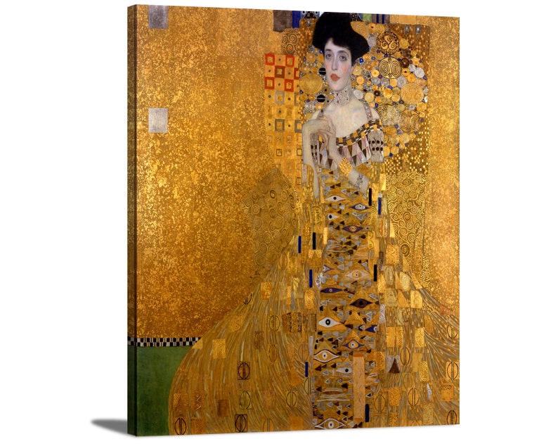 Portrait of Adele Bloch-bauer I by Gustav Klimt Classic Fine | Etsy