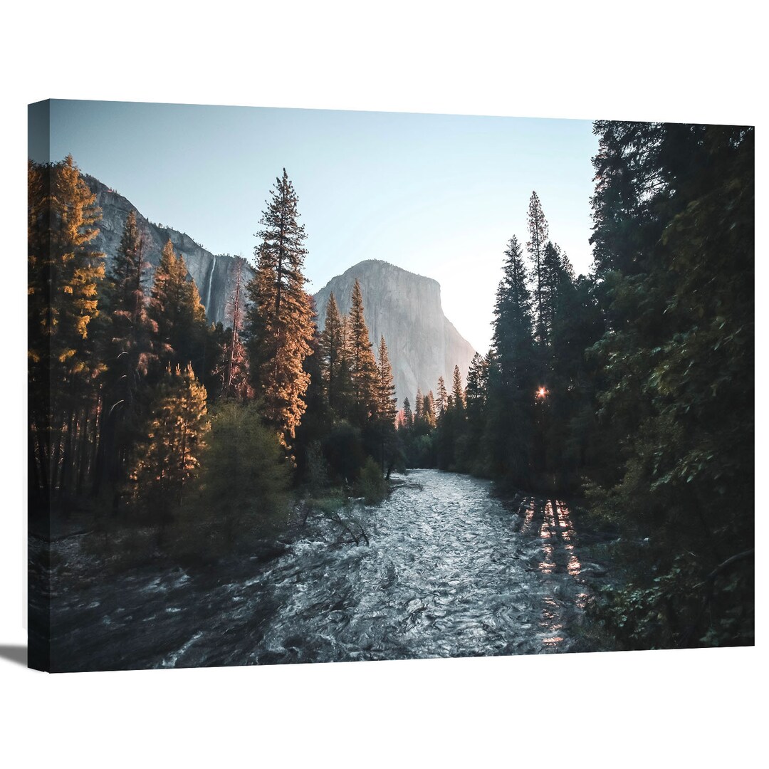 Sunrise at Yosemite Valley National Park Forest Landscape Nature ...