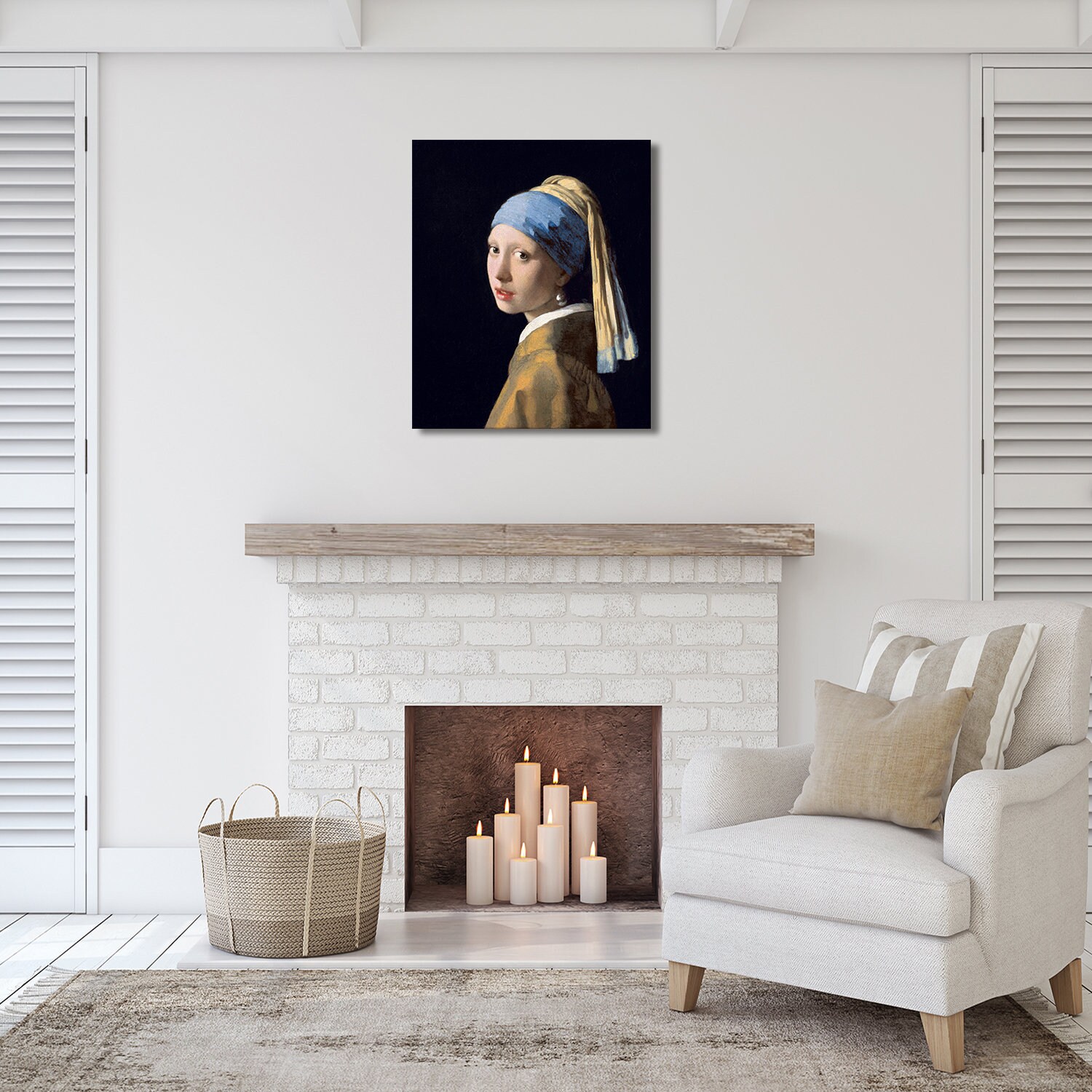 The Girl With A Pearl Earring by Johannes Vermeer Fine Art | Etsy