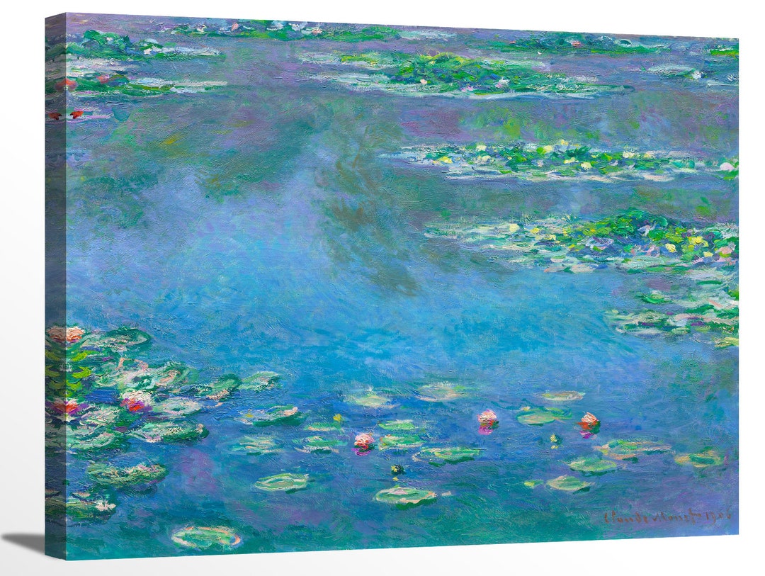 Water Lilies by Claude Monet Oil Painting Classic Fine Art Famous ...