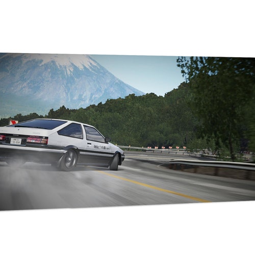 Initial D AE86 Poster Prints Cartoon Anime Video Game Artwork - Etsy Sweden