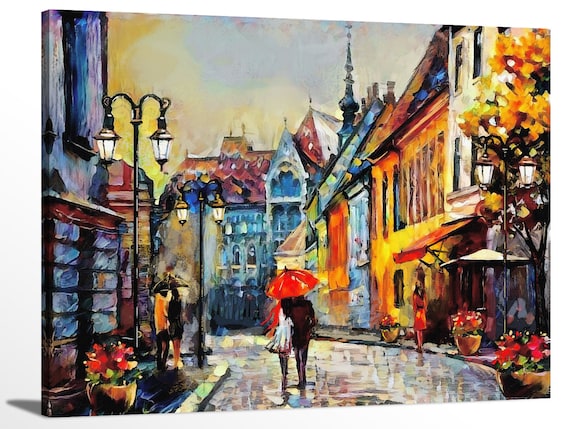 Europe Stretched Canvas Prints Wall Art: Prints, Paintings & Posters
