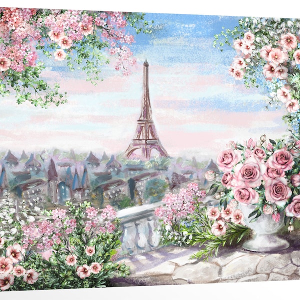 Paris Canvas Print Etsy