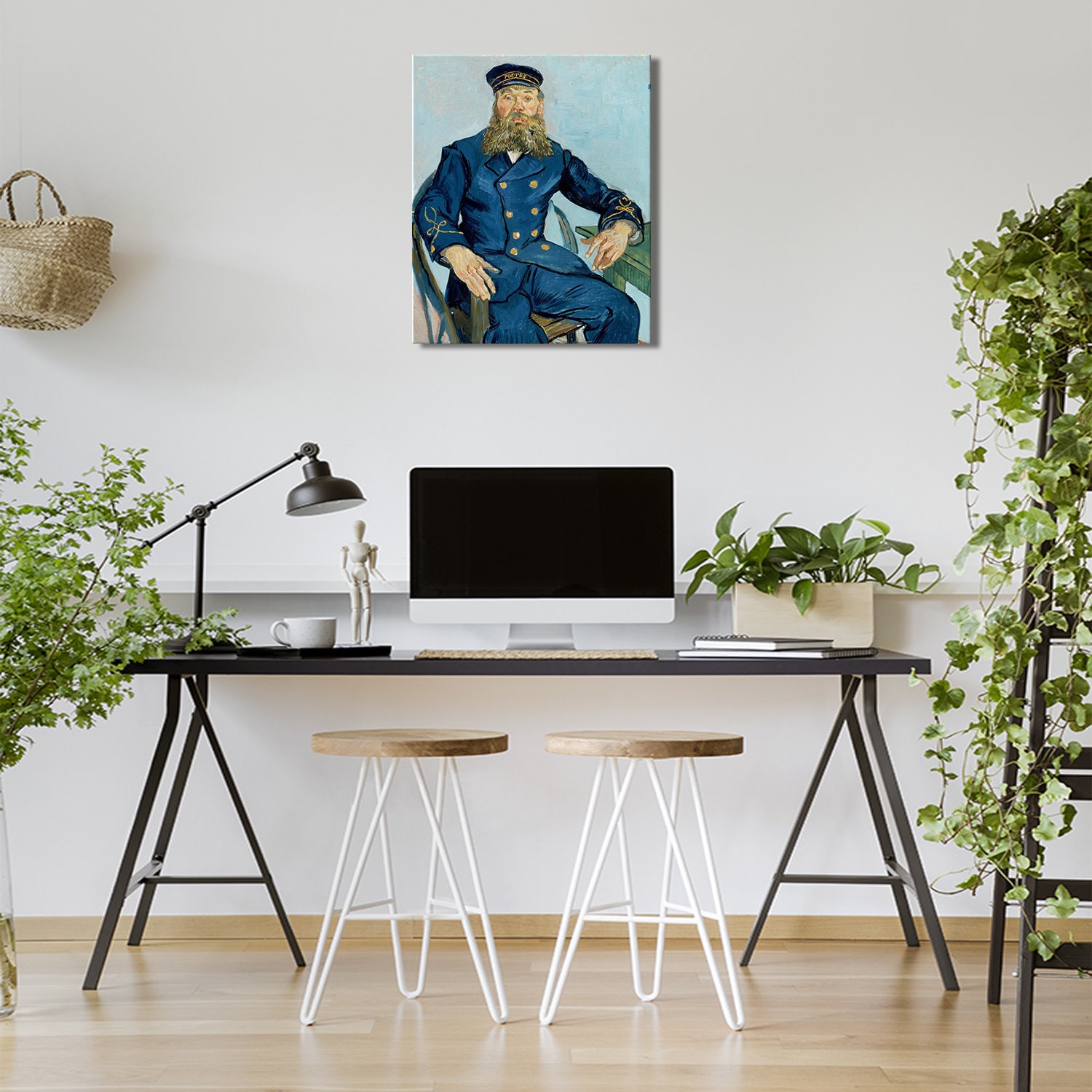 Portrait of the Postman Joseph Roulin by Vincent Van Gogh Classic Fine ...