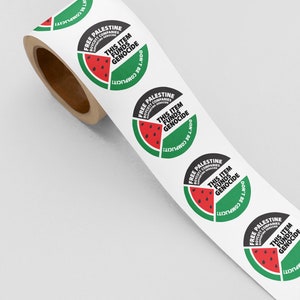 Boycott Products Sticker Free Palestine Free Gaza Boycott Israeli Products