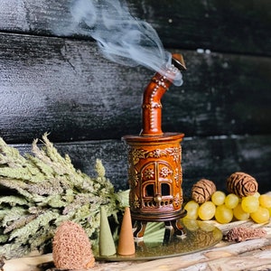 Incense holder.Christmas gift.Ceramic handmade Incense cone burner home decor. Incense cone burner, birthday,christmas gifts.Home fragrances