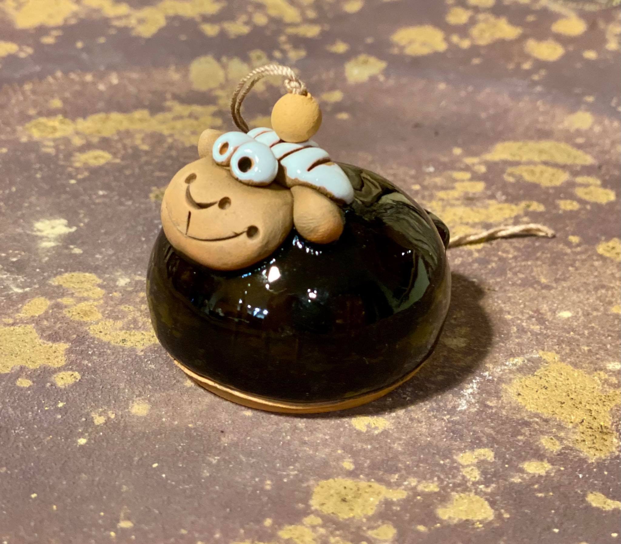 Handmade CERAMIC Miniature Animals Bells.home Decorations Etsy Sweden