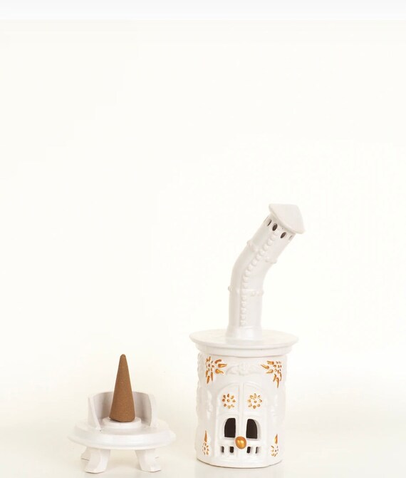 小物 Richardson Ceramic Incense Burner White Ceramic Incense Burner – Richardson Shop