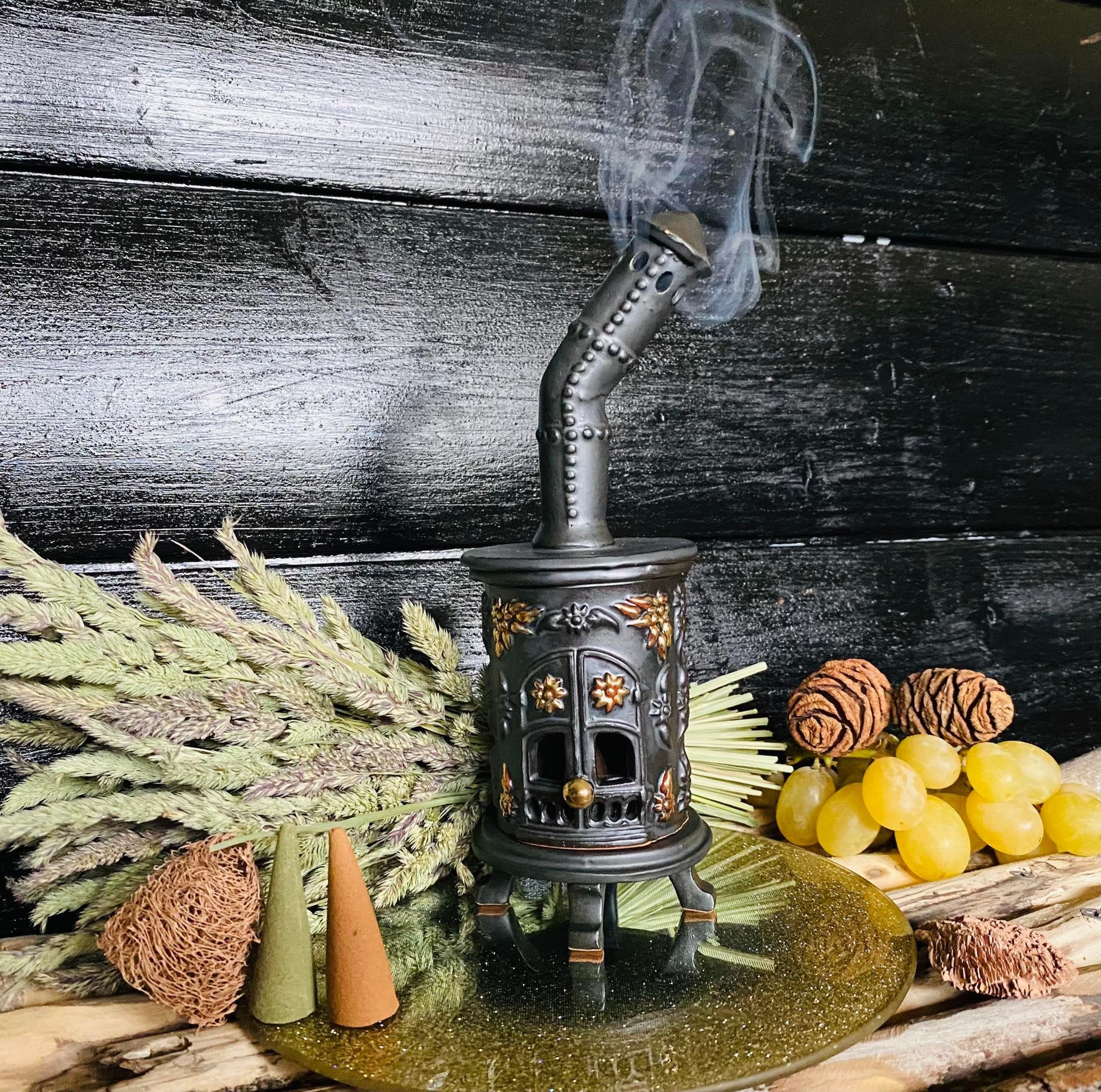 彫刻・オブジェ Richardson CERAMIC INCENSE BURNER Ceramic Incense Holder.original Gift.ceramic Oven Incense