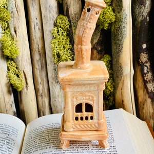 Ceramic Incense holder.Original gift.Ceramic Oven Incense cone burner home decor.Home fragrances.Incense cone burner, fine craft clay image 2