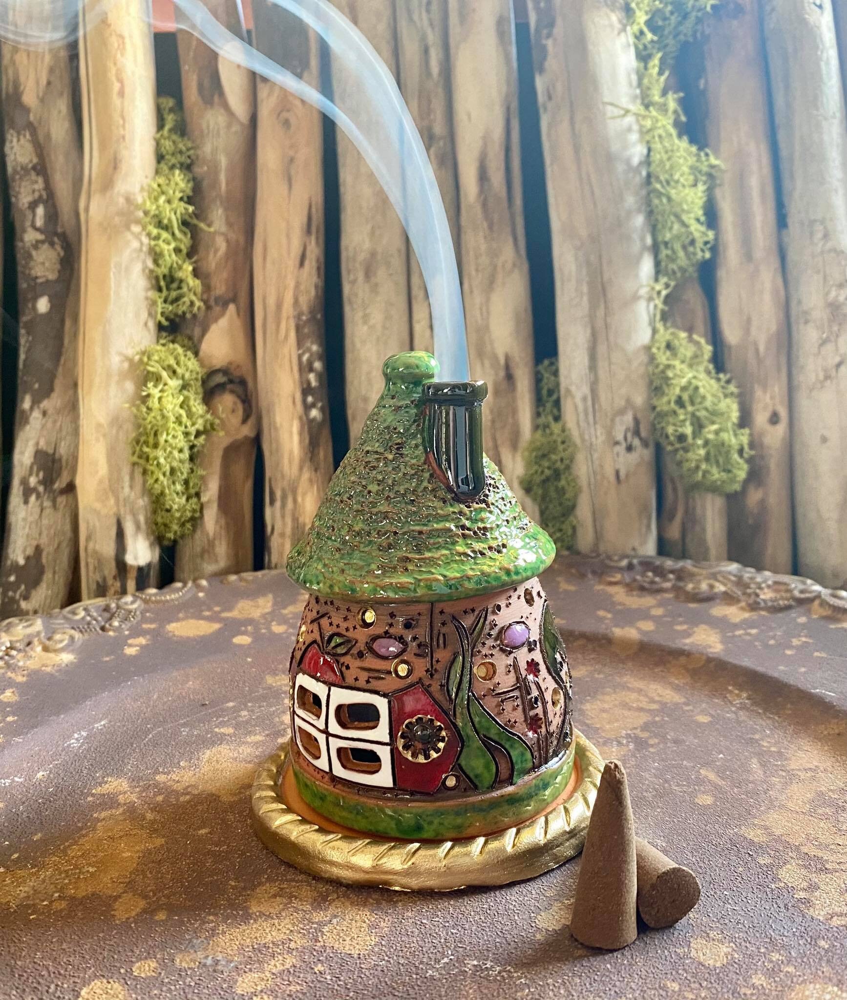 Clay Incense holdersOriginalunique House .Handmade Etsy