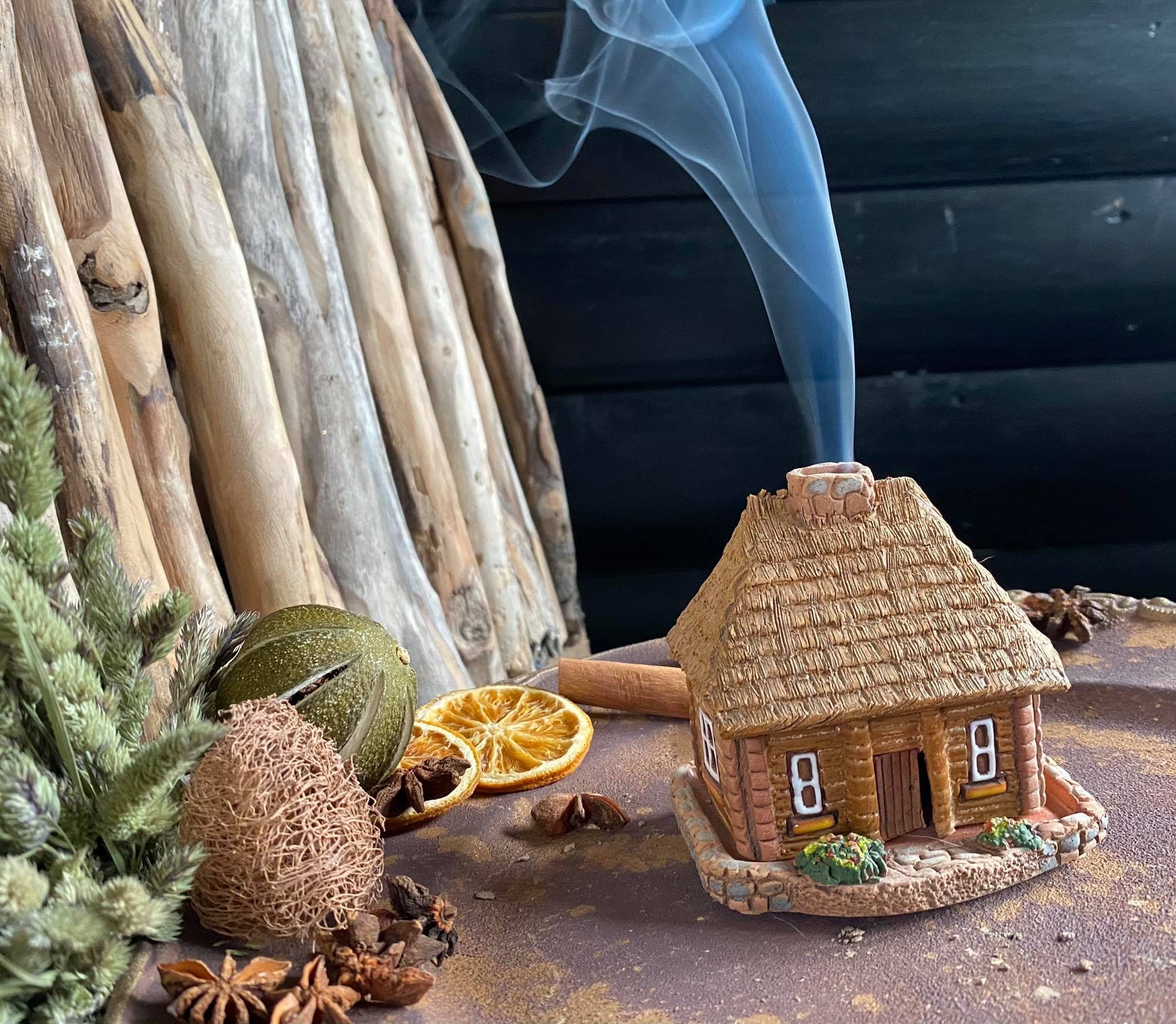 Handmade House Ceramic Incense Interior Etsy