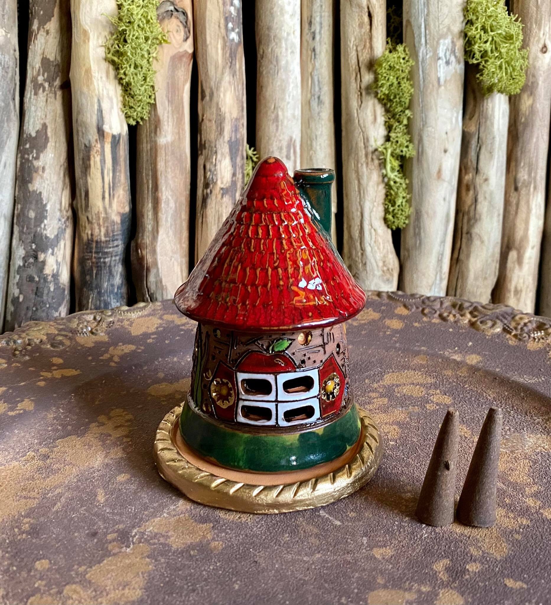 Pottery Incense Holder.original Home Fragrances.handmade Etsy