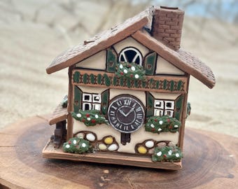 Incantevole casetta portacandele – Decorazione per la casa in ceramica