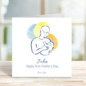 Carte de fête des pères modifiable imprimable, carte pour papa, carte de bonne fête des pères, carte personnalisée, merci, modèle personnalisé CORJL image 1