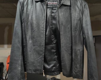 used wilson leather jacket