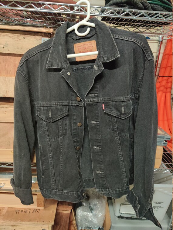 Black Denim Jacket - Levi