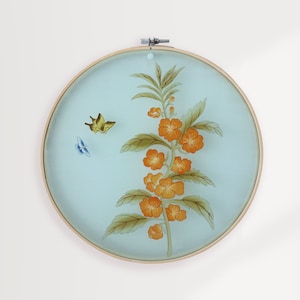 Korean Traditional Painting, Korean home decor Ready to Hang