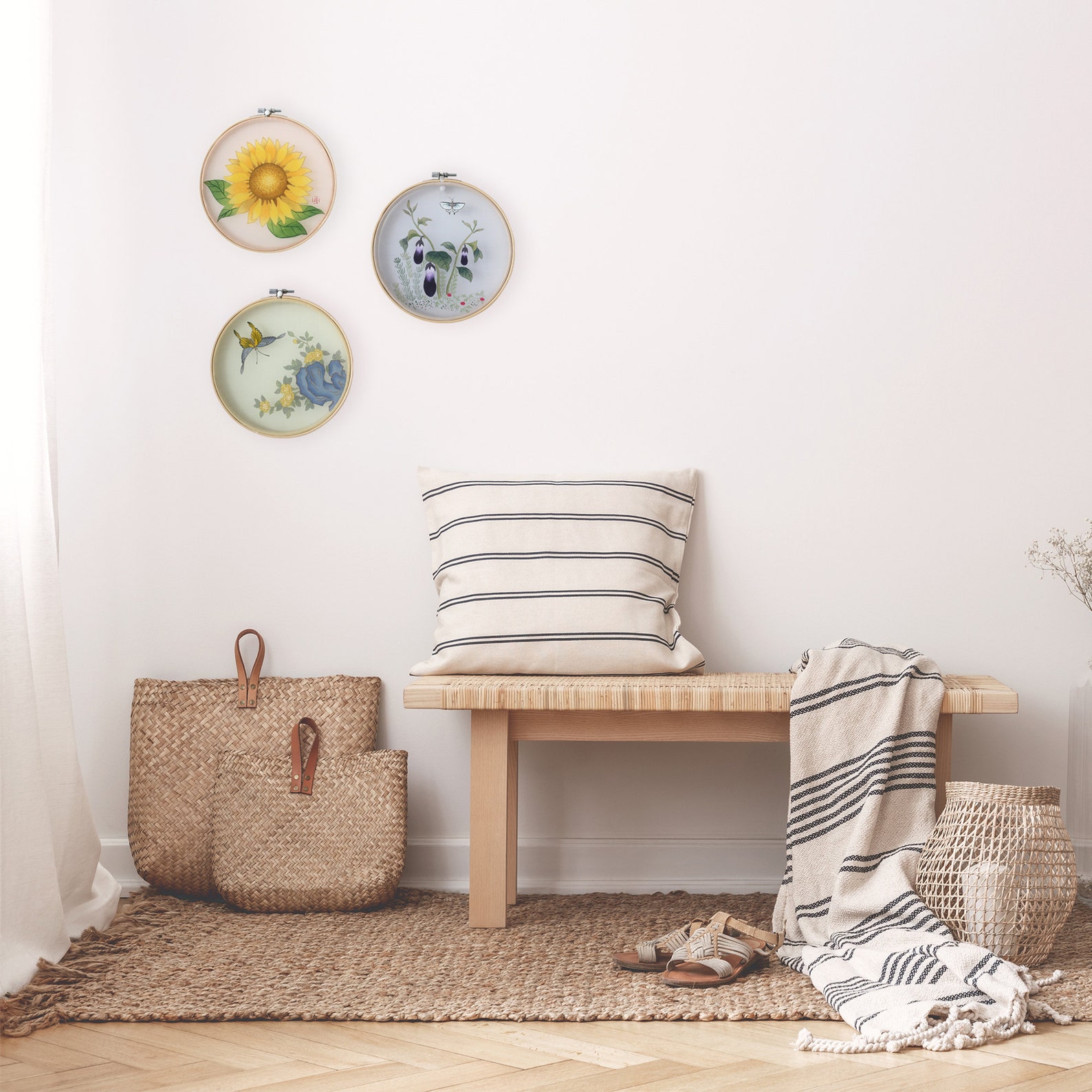 Korean wall art Traditional Korean home decor Korean art | Etsy