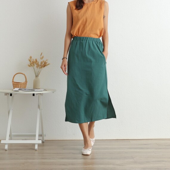 Elasticated waist summer best sale skirts