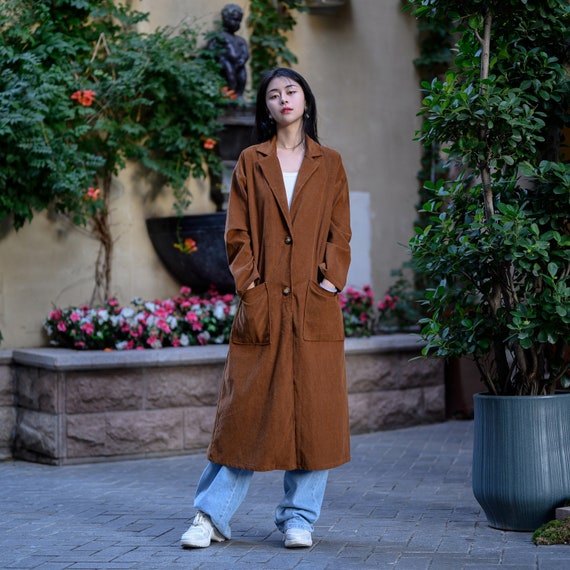 Loose corduroy deals jacket