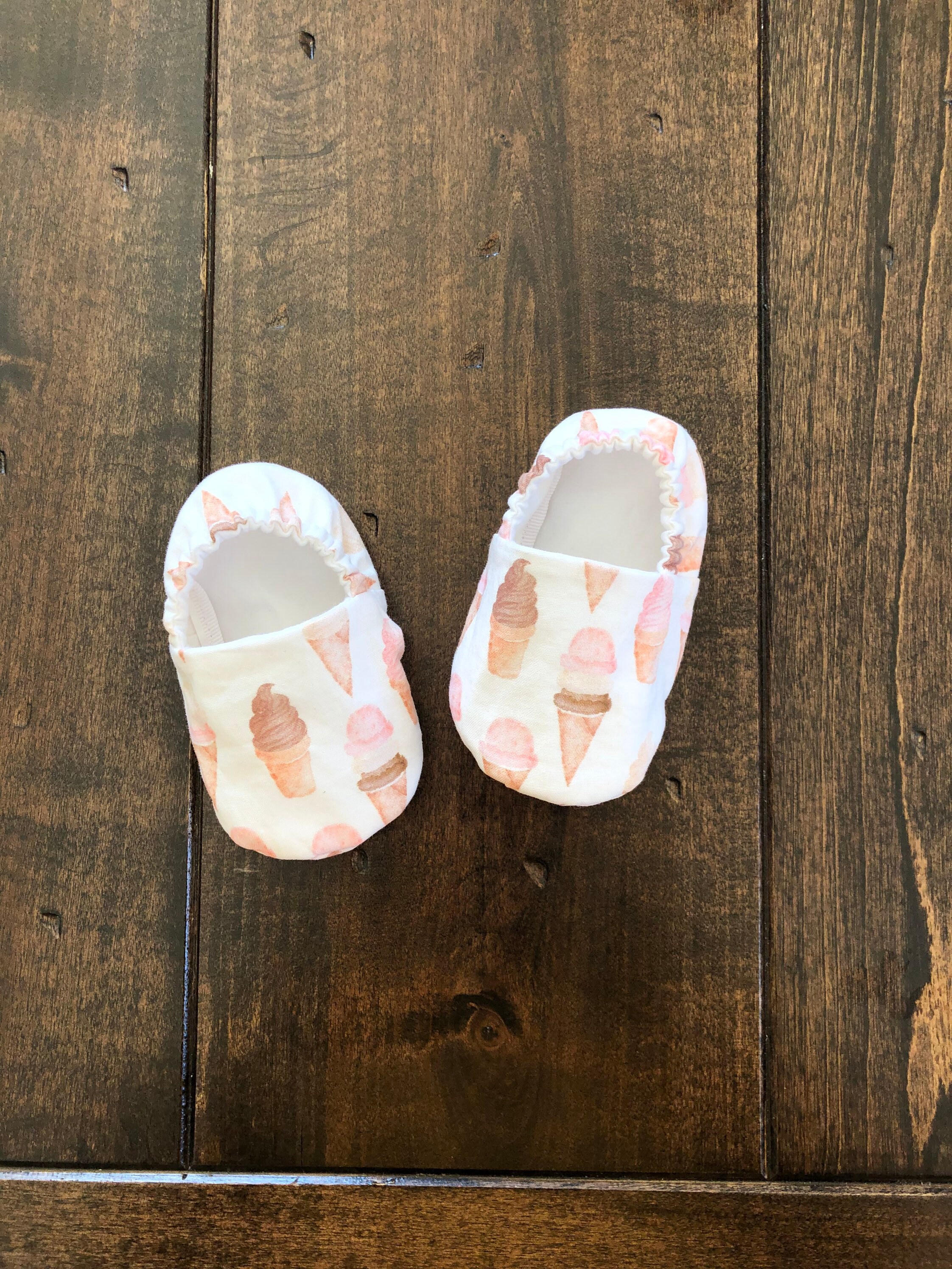 Ice Cream Full Set Handmade Infant Booties/ Baby Shoes/ Baby Etsy