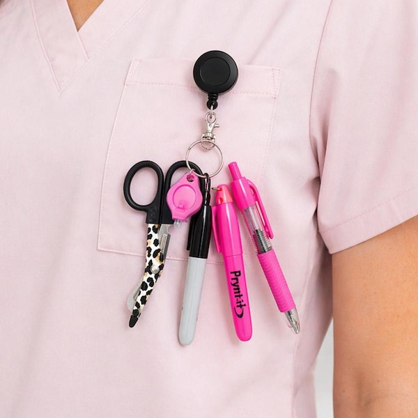 Mini Badge Reel Accessories Set | Mini Nurse Accessories | Cute Badge Reel Charms for Nurses, Teachers & Office | Mini Tools Kawaii Add-Ons