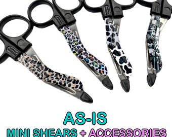 Tijeras de trauma económicas de 4", accesorios para insignias de enfermera (tal cual)