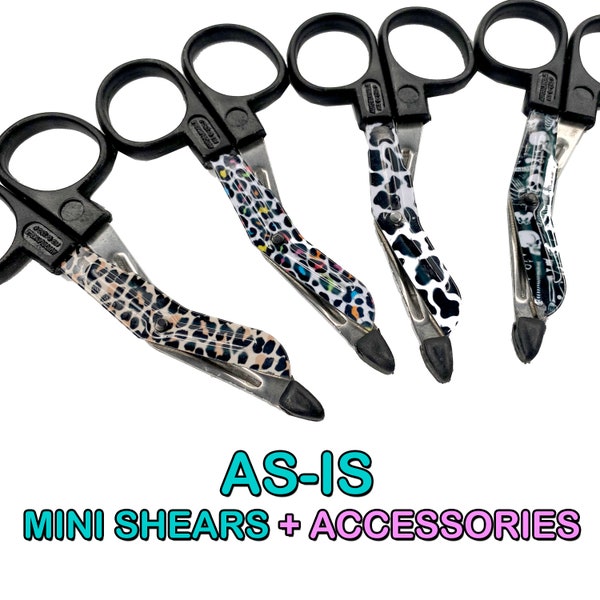 Budget Trauma 4” Mini Shear Scissors, Please  Read !!! ,  “AS IS” SHEARS , Nurse Badge Accessories, , Permanent Marker, Dry Erase Marker