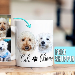 Pet Face Custom Dog  Mug , Facial Photo, Personalized Photo Mug,  Dogto Mug, Dog mom, Pet Lover Gift, Pet Remembrace Gift