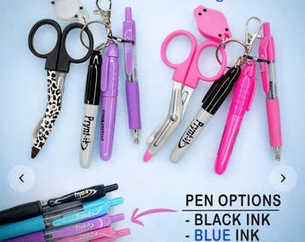 Stylish 4” Mini Trauma Shears, design print Leopard, Sunflower, Daisy, Camouflage, Cow Shears
