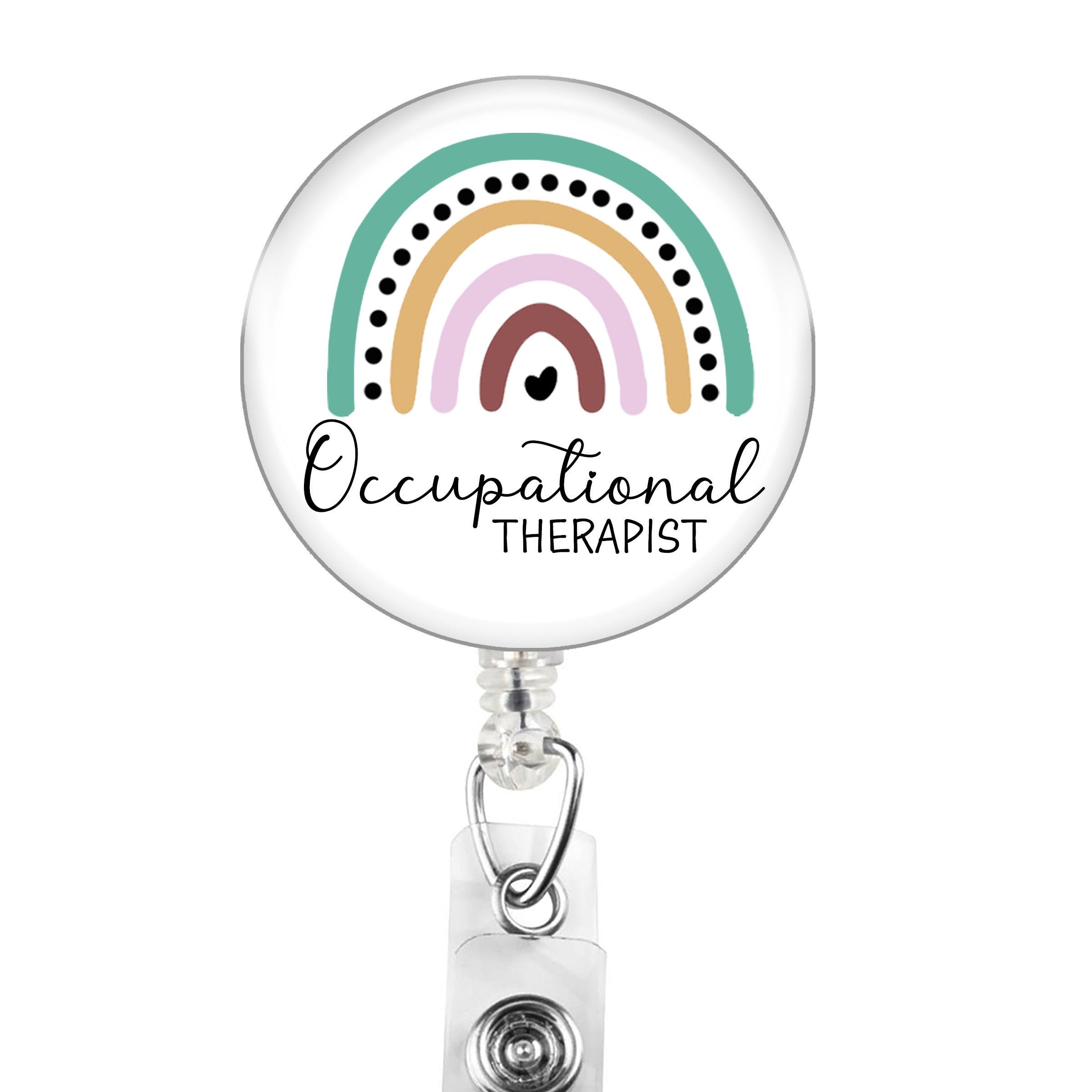 I've Got You Covered Badgie, Interchangeable Badge Reel Cover, OT,  Occupational Therapist, OTR, COTA, Physical Therapy, Umbrella, Speech -   Canada